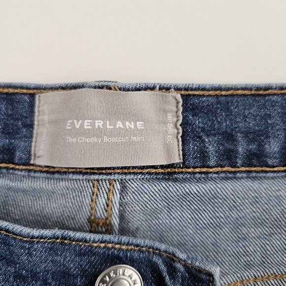 Everlane The Cheeky Bootcut Two-tone Raw Hem Jeans Size 30 - Picture 12 of 14
